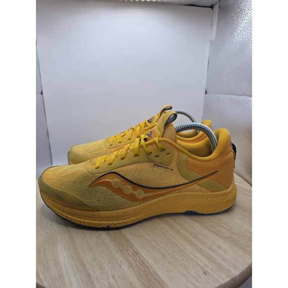 Saucony Women Freedom 5 S10726-31 Yellow Running Shoes Sneakers Size 9 - Picture 1 of 8